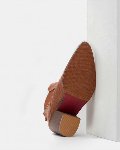 BOTIN COW BOY CHARRO CUERO