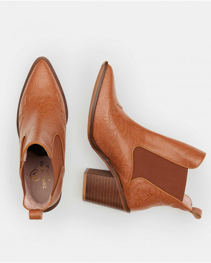 BOTIN COW BOY CHARRO CUERO