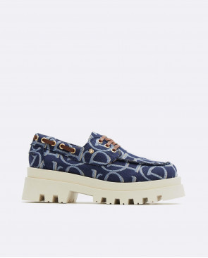 MOCASIN JACQUARD CLP AZUL 2