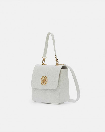 BOLSO DE HOMBRO ROCO CHARRO BLANCO
