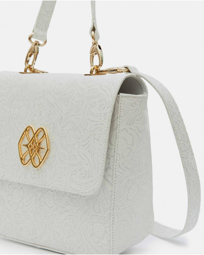 BOLSO DE HOMBRO ROCO CHARRO BLANCO