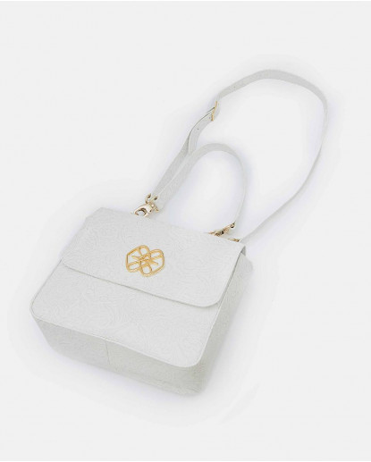 BOLSO DE HOMBRO ROCO CHARRO BLANCO