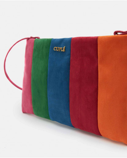 SOBRE PIEZAS ULTRASUEDE MULTICOLOR