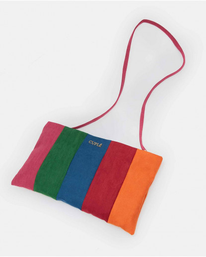 SOBRE PIEZAS ULTRASUEDE MULTICOLOR