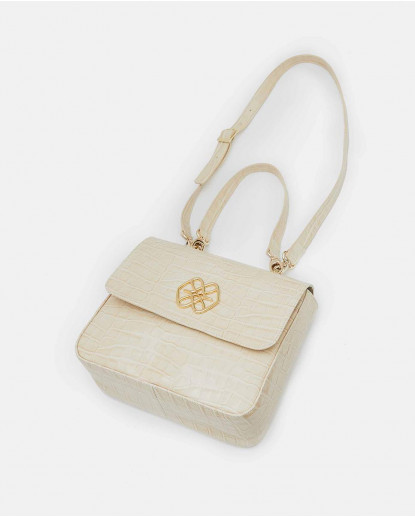 BOLSO DE HOMBRO ROCO NAPA COCO BEIG