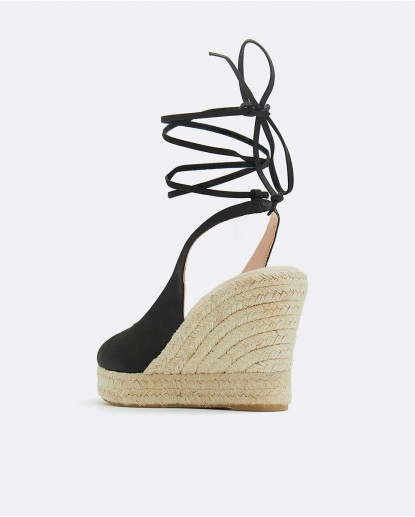 CUÑA YUTE DESTALONADO CON CINTA RASO...