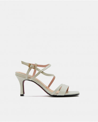 SANDALIA TIRAS NAPA HIELO