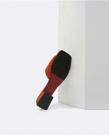 PALA ACOLCHADA ULTRASUEDE NARANJA