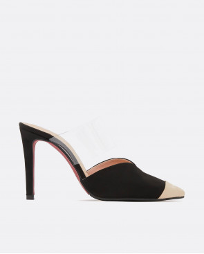 MULE TACON ULTRASUEDE NEGRO 2