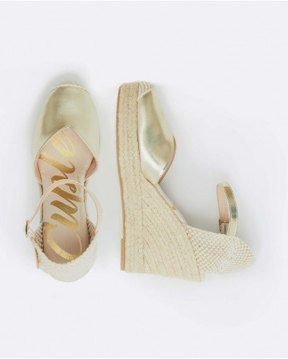 CUÑA YUTE CON PULSERA NAPA/TEJIDO...