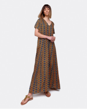 VESTIDO LARGO VISCOSA...