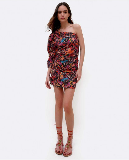 VESTIDO MANGA VOLUMEN ALGODON...