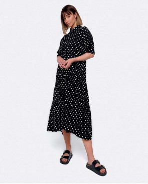 VESTIDO MIDI CUELLO...