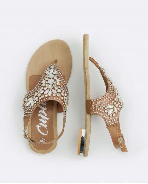 SANDALIA BRILLANTES EMPEINE...