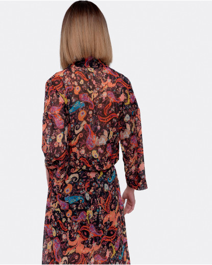 FALDA LARGA GASA ESTAMPADO CACHEMIRAS