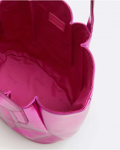 BOLSO SHOPPER TULIPAN NAPA/TEJIDO...