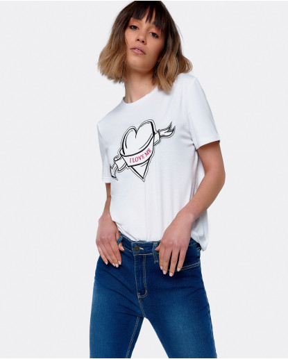 CAMISETA PUNTO BLANCA PUNTO BLANCO