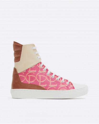 DEPORTIVO BOTAS JACQUARD CLP ROSA