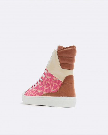 DEPORTIVO BOTAS JACQUARD CLP ROSA