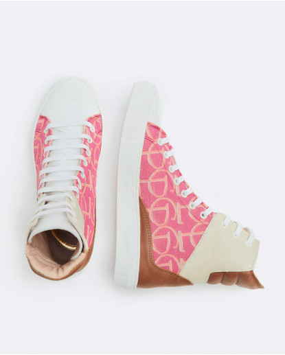 DEPORTIVO BOTAS JACQUARD CLP ROSA