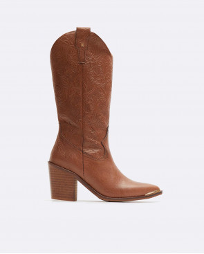 BOTA COW CHARRO CUERO 2