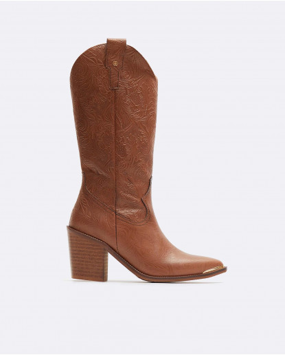 BOTA COW CHARRO CUERO