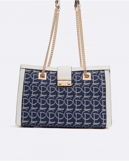 BOLSO ATRIO JACQUARD CLP AZUL