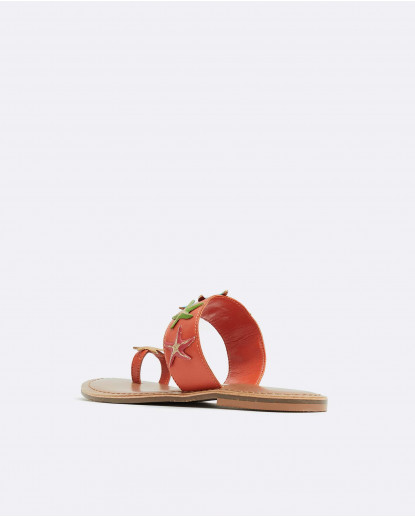 ESCLAVA ESTRELLAS NAPA NARANJA