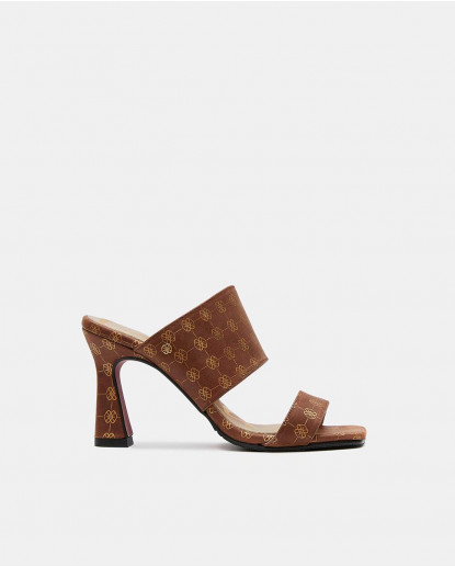 SANDALIA PALA NAPA LOGOS MARRON