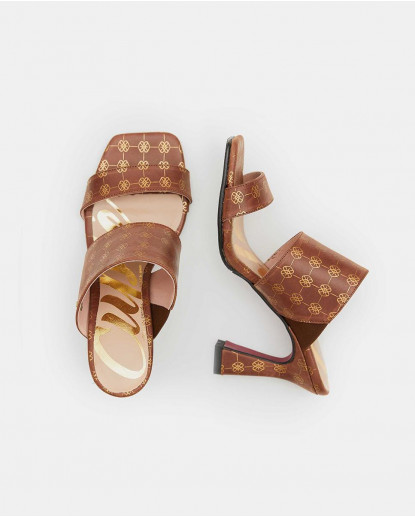 SANDALIA PALA NAPA LOGOS MARRON