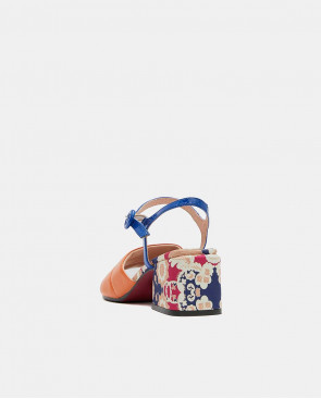 SANDALIA TACÓN MEDIO TEXTIL... 2