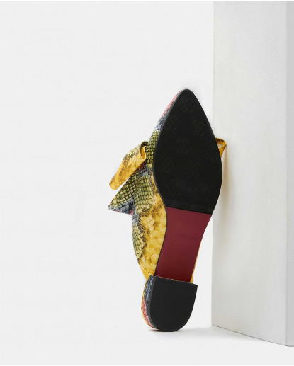 MULE LAZADA SERPIENTE MULTICOLOR