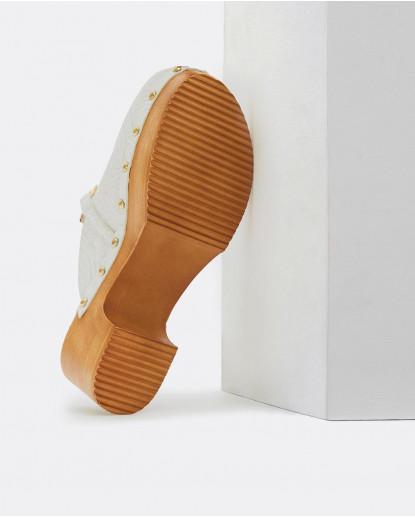 ZUECO ADORNO CHARRO BLANCO