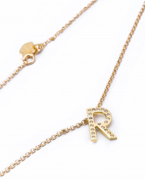 COLGANTE LETRA R ORO 2