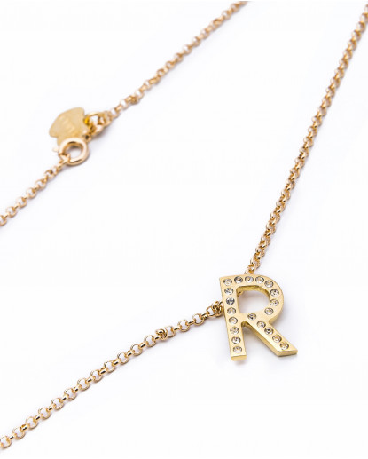 COLGANTE LETRA R ORO