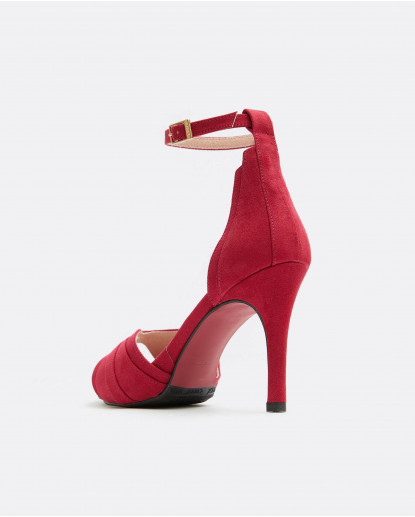 SANDALIA GEOMETRICA TACON ALTO...