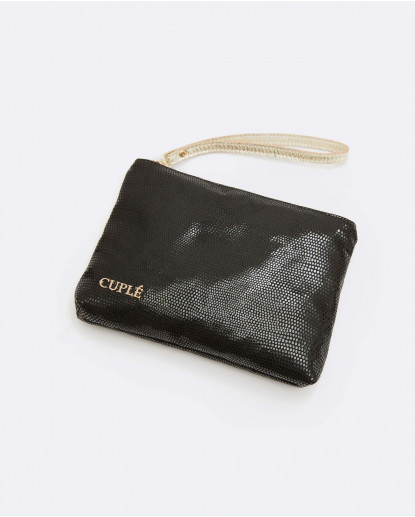 CARTERA SERPIENTE NEGRO