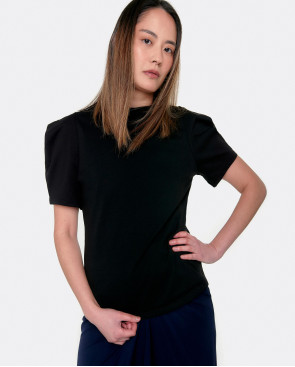 CAMISETA MANGAS ABULLONADAS...