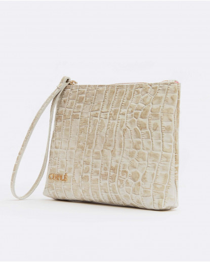 CARTERA NAPA COCO GRIS