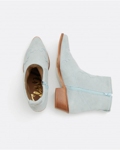 BOTIN COWBOY SERRAJE CELESTE