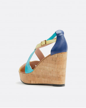 CUÑA TIRAS NAPA MULTICOLOR 2