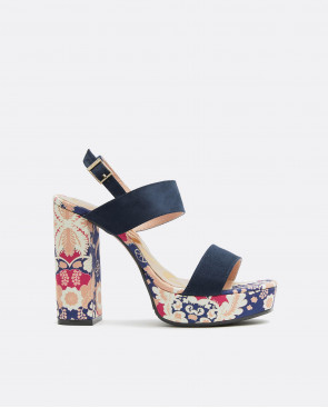 SANDALIA TACON SATEN...