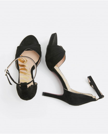 SANDALIA GEOMETRICA TACON ALTO...