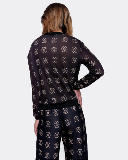 SUDADERA VERANO PUNTO ESTAMPADO LOGOS...