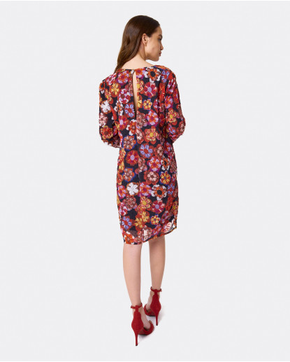 VESTIDO MINI MANGA LARGA PEDRERIA...