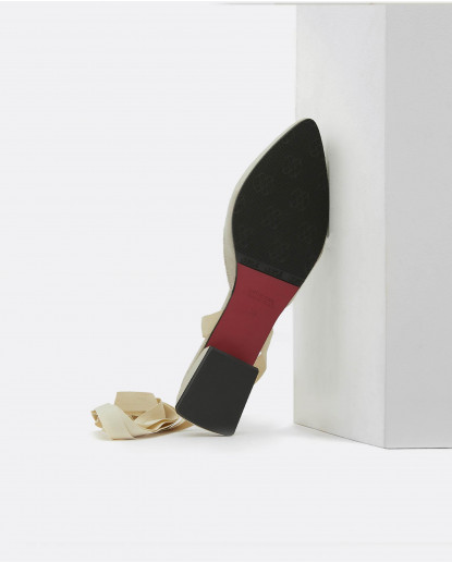 MULE CINTAS ULTRASUEDE BEIG