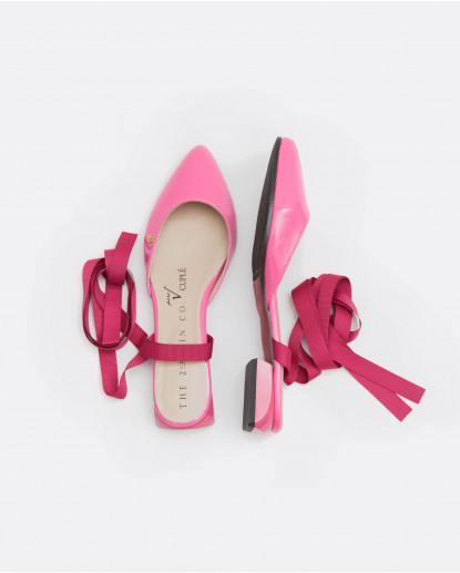 MULE CINTAS CHAROL FUCSIA