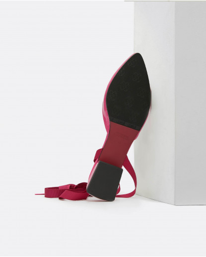 MULE CINTAS CHAROL FUCSIA