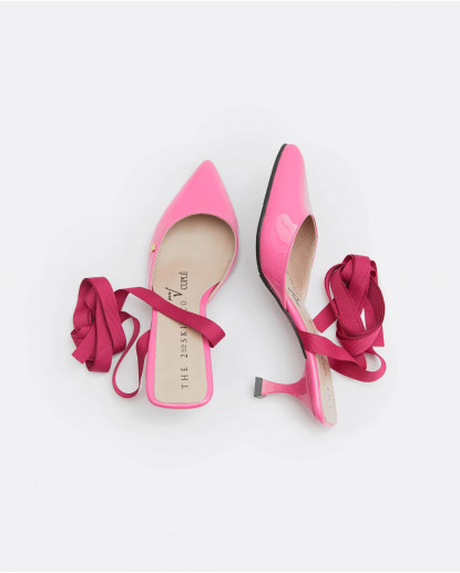 SALON DEST. MEDIO CINTAS CHAROL FUCSIA