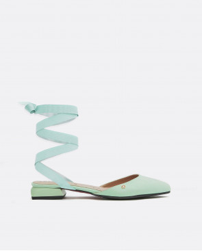 MULE CINTAS ULTRASUEDE VERDE